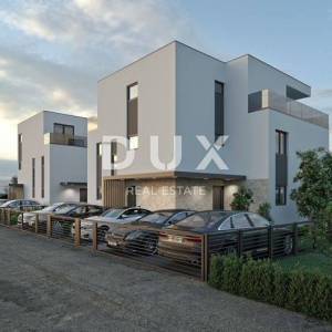 OTOK PAG, MANDRE, dvoetažni apartman s bazenom u novogradnji