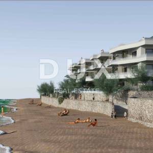 OTOK PAG, POVLJANA- Ekskluzivni penthouse sa krovnom terasom, uz more, 98,65m2 