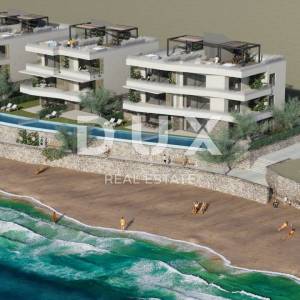 OTOK PAG, POVLJANA- Ekskluzivni penthouse sa krovnom terasom, uz more, 98,65m2 