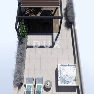 OTOK PAG, POVLJANA -  Ekskluzivan apartman na drugom katu sa krovnom terasom, 92,10m2