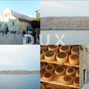 OTOK PAG, POVLJANA -  Ekskluzivan apartman na prvome katu, 10 metara od mora i plaže, 64,70m2