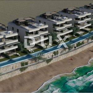 OTOK PAG, POVLJANA - Luksuzni dvosobni apartman s dva balkona i pogledom na more, 77,60m2