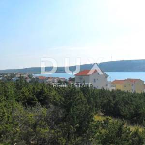 OTOK PAG-STARA NOVALJA građevinsko zemljište 4000m2 s pogledom na more