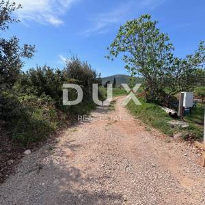 OTOK PAŠMAN, DOBOPOLJANA - Građevinsko zemljište s pogledom na more