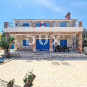 OTOK PAŠMAN, ŽDRELAC - Luksuzna kamena vila s bazenom pokraj mora