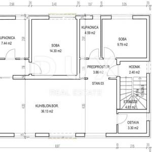 OTOK RAB, BANJOL - Penthouse s pogledom na more i 4 zvonika