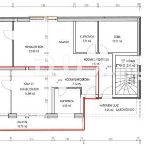 OTOK RAB, BANJOL - Stan 1S+DB u modernoj novogradnji