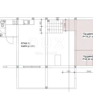 OTOK UGLJAN, UGLJAN - Penthouse 1. red od mora