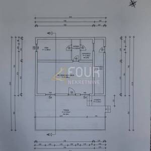 Otok Vir, samostojeća kuća na velikom zemljištu površine 2.732m2