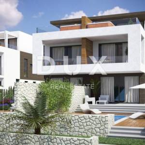 PAG, NOVALJA - Dvosobni apartman s bazenom u urbanoj vili
