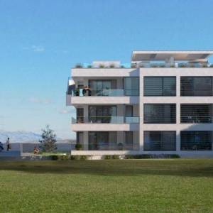 Pag, Novalja: Povljana, apartman, 47.53m2, pogled na more, novogradnja
