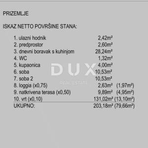 PAG, NOVALJA - Prostrani stan u blizini mora, S1