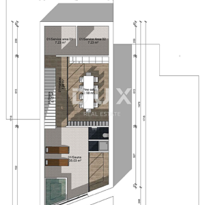 PAŠMAN - građevisko zemljište sa projektom i dozvolama
