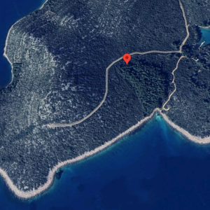 PAŠMAN, TKON- poljoprivredno zemljište 1166m2 s pogledom na more 200m od mora