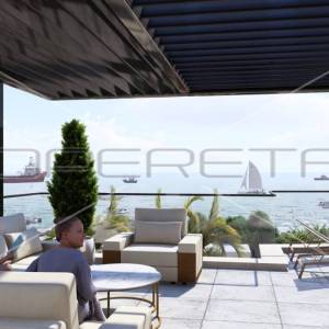Penthouse u novogradnji prvi red do mora,  132m2 NKP, Sukošan
