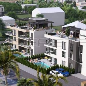 Penthouse u novogradnji prvi red do mora,  132m2 NKP, Sukošan
