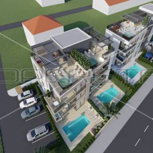 Penthouse u novogradnji prvi red do mora,  132m2 NKP, Sukošan
