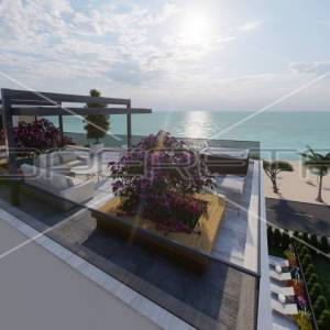Penthouse u novogradnji prvi red do mora,  132m2 NKP, Sukošan
