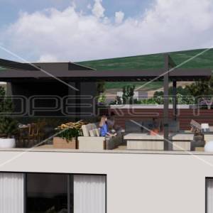 Penthouse u novogradnji prvi red do mora,  249 m2 NKP, Sukošan
