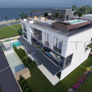 Penthouse u novogradnji prvi red do mora,  249 m2 NKP, Sukošan

