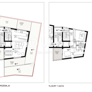 PETRČANE - Luksuzni četverosoban stan 192m² - s vrtom i krovnom terasom!