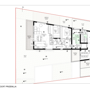 PETRČANE - Luksuzni dvosoban stan 118m² - s vrtom!