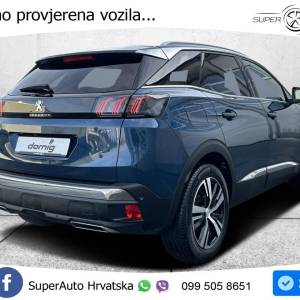 Peugeot 3008 1.5 BlueHDi Aut. GT 131 KS, LED+KAM+GR SJED+VIRT+ASIST