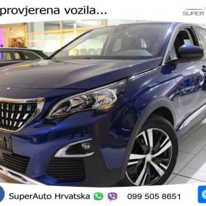 Peugeot 3008 1.5 BlueHDi Aut. Allure 131 KS, TEM+NAVI+GR SJED+VIRT