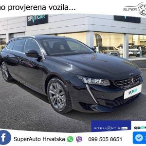 Peugeot 508 SW 2.0 BlueHDi Aut. Allure 163 KS, LED+TEMP+KAM+VIRT