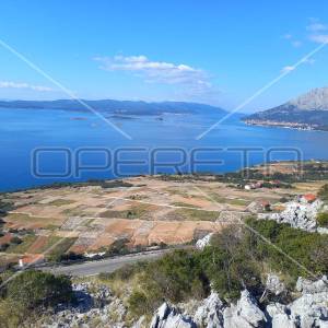 Poljoprivredno zemljište sa pogledom na more, 15 ha, Orebić, Pelješac
