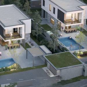 POMER - Prodaja građevinskog zemljišta blizu mora / projekt za 3 premium vile