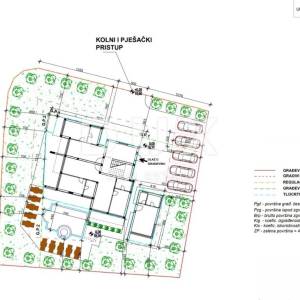 POREČ - građevinsko zemljište 1000m2 S GRAĐEVNOM DOZVOLOM!!!, 500m od mora