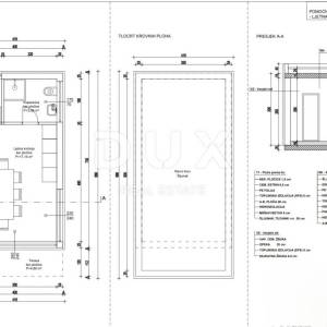 POREČ - građevinsko zemljište 1000m2 S GRAĐEVNOM DOZVOLOM!!!, 500m od mora