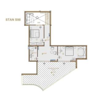 Poreč, stambeno poslovni objekt u gradnji sa apartmanima i podzemnim garažama