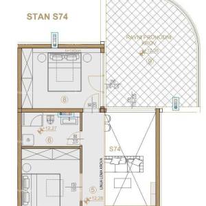 Poreč, stambeno poslovni objekt  sa apartmanima i podzemnim garažama.S74