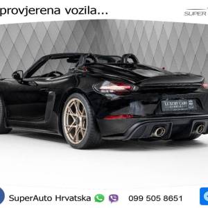 Porsche Boxster 718 Spyder RS Weissach Pack 500 KS, ZRAČNI+LED+KAM