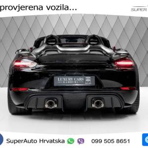Porsche Boxster 718 Spyder RS Weissach Pack 500 KS, ZRAČNI+LED+KAM