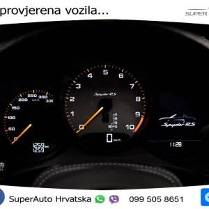 Porsche Boxster 718 Spyder RS Weissach Pack 500 KS, ZRAČNI+LED+KAM