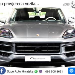 Porsche Cayenne E-Hybrid 3.0 470 KS, ZRAČNI+ACC+360+MATRIX+GR SJED+PANO+CHRONO