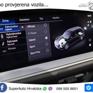 Porsche Cayenne S 3.0 E-Hybrid 519 KS,  ZRAČNI+ACC+MATRIX+360+4xGR SJED+CHRONO