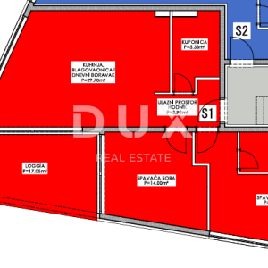 PRIVLAKA, ZADAR - S1 Luksuzna novogradnja u 1. redu do mora