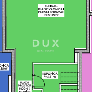 PRIVLAKA, ZADAR - S3 Luksuzna novogradnja u 1. redu do mora