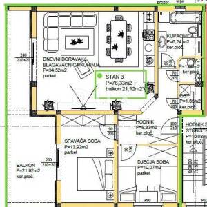 PRIVLAKA, ZADAR - S3 PRILIKA! Useljivi stanovi novogradnja