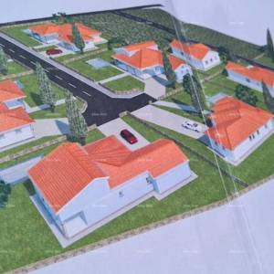 Prodaja- građevinska zemljišta s projektom, Loborika!