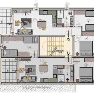 Prodaja stana u novom stambenom projektu, Pula! S2, Z6