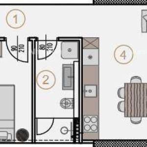 Prodaja stanova u novom poslovno - stambenom projektu, Poreč, C104