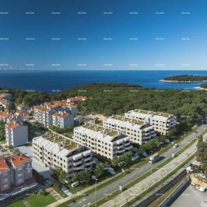 Prodaja stanova u novom stambenom projektu na eksluzivnoj lokaciji, 300 m od mora, Pula, Veruda!