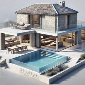 Prodaje se građevinsko zemljište, 560m2, sa nedovršenim objektom!