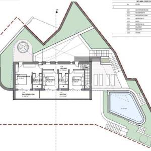 Prodaje se  građevinsko zemljište sa ruševnom kućicom  Labin, s pogledom na more i projektom