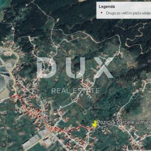 RAB, LOPAR - građevinsko zemljište 690m2 za obiteljsku kuću/villu/apartmane/kuću za iznajmljivanje s bazenom/kuću za odmor s ba...